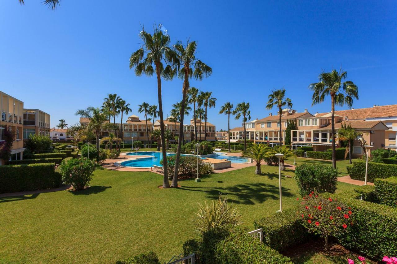 Apartamento Playa Con Piscina Y Terraza En Urbanizacion De Lujo Dénia Buitenkant foto