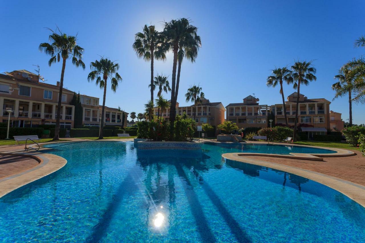Apartamento Playa Con Piscina Y Terraza En Urbanizacion De Lujo Dénia Buitenkant foto