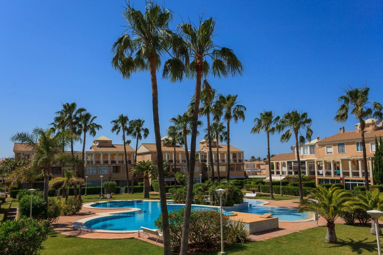 Apartamento Playa Con Piscina Y Terraza En Urbanizacion De Lujo Dénia Buitenkant foto