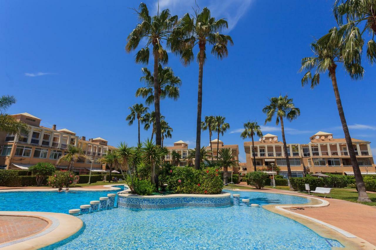 Apartamento Playa Con Piscina Y Terraza En Urbanizacion De Lujo Dénia Buitenkant foto