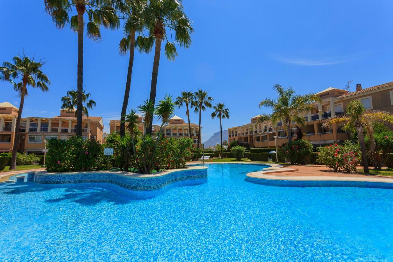 Apartamento Playa Con Piscina Y Terraza En Urbanizacion De Lujo Dénia Buitenkant foto