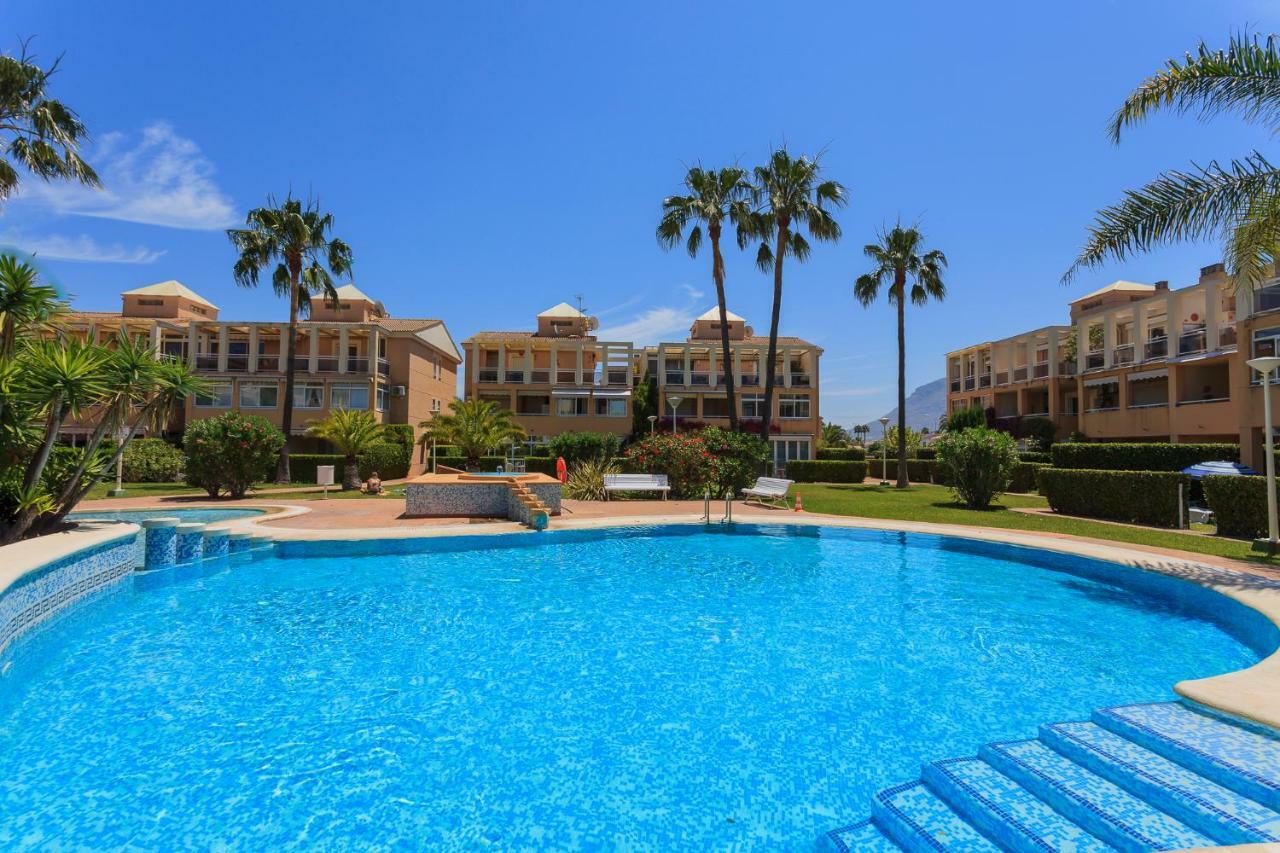 Apartamento Playa Con Piscina Y Terraza En Urbanizacion De Lujo Dénia Buitenkant foto